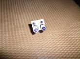 Brinco Ródio Negro com Strass