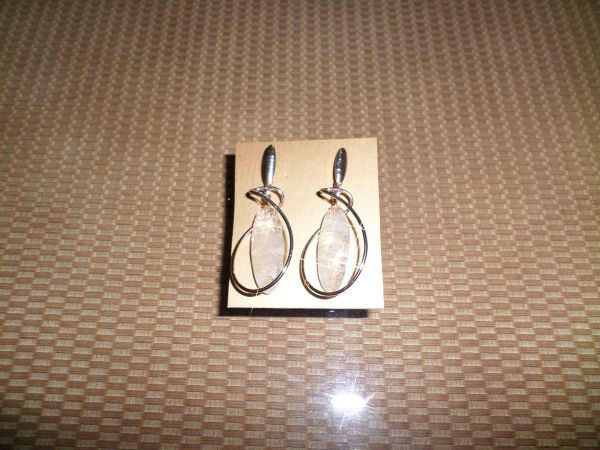 Brinco Elipse com Cristal